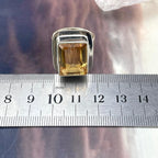 Large Emerald Cut Citrine