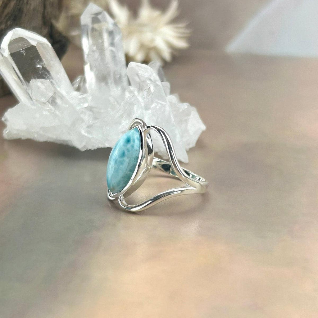 Small Size Larimar Ring