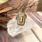 Citrine In Sterling Silver Ring