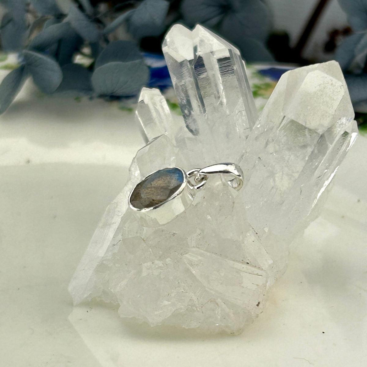 Labradorite Oval Cut Pendant