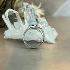 Sterling Silver Larimar Ring