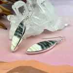 Rare Crystal Silver Earrings