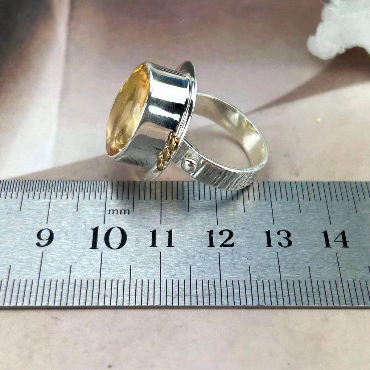 Gold And Silver Citrine Jewellery