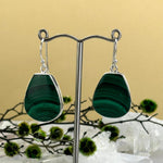 Bright Green Crystal Earrings