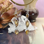 Yellow Gemstone Earrings