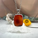 Unisex Carnelian Necklace