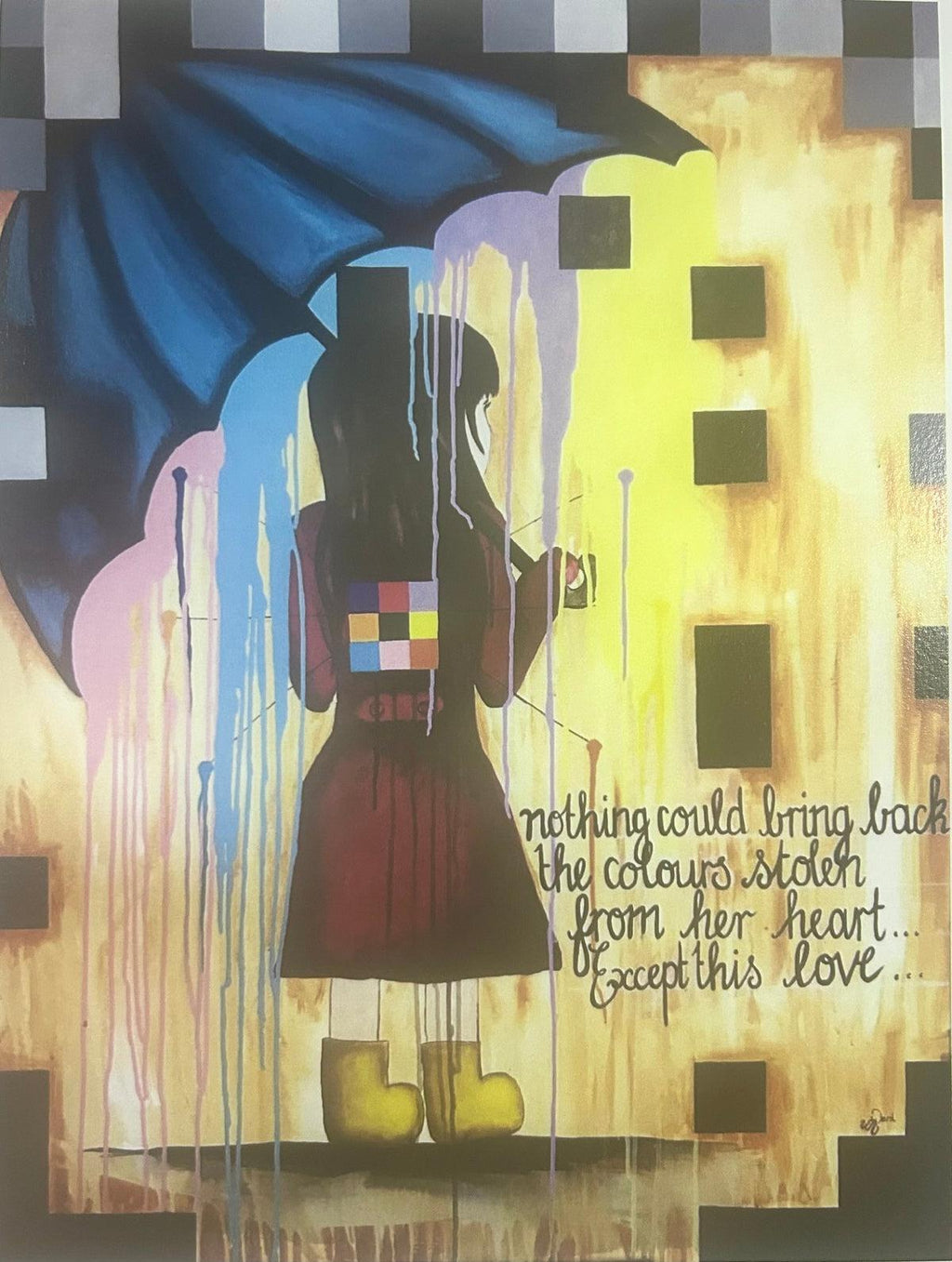 Nothing could bring back the colours stolen from her heart