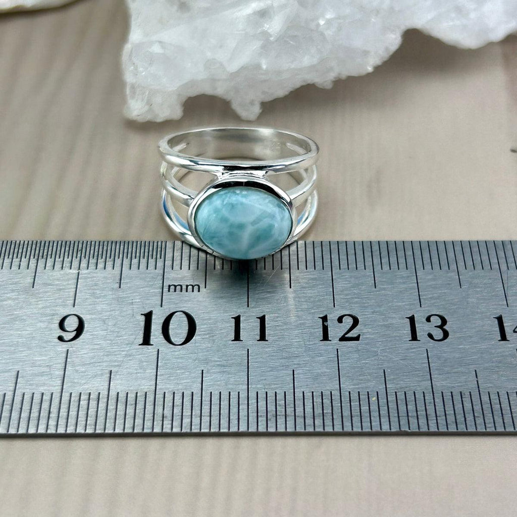 Real Larimar Ring