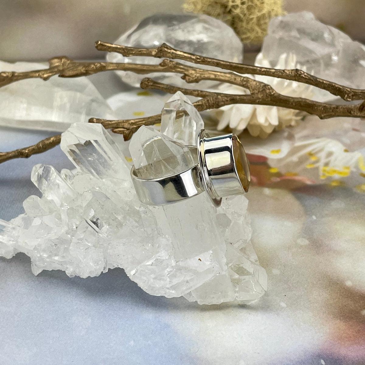Citrine Feature Ring