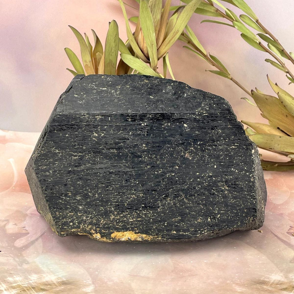 Semi Raw Black Tourmaline Crystal