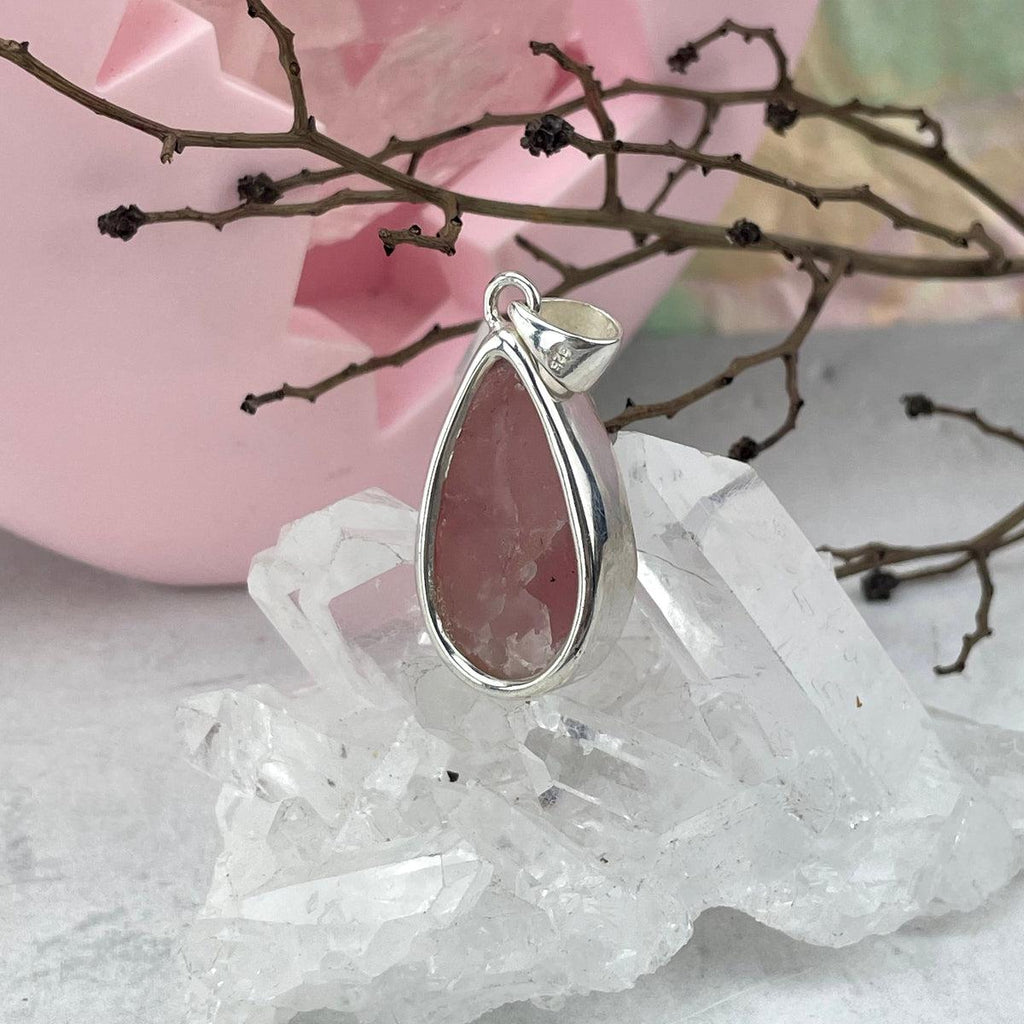 925 Silver Morganite Pendant