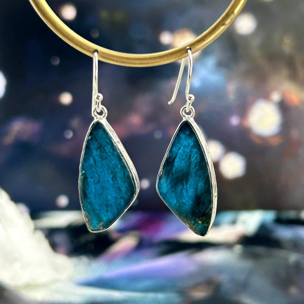 Blue Crystal Earrings