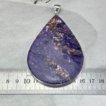 Vibrant Purple Crystal Pendant