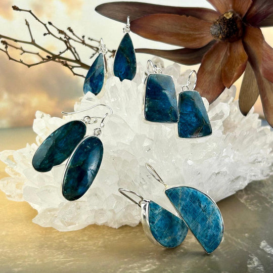 Apatite Assorted Shape Drop Earrings