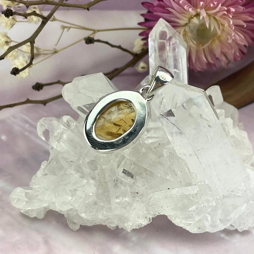 Citrine Cabochon Pendant