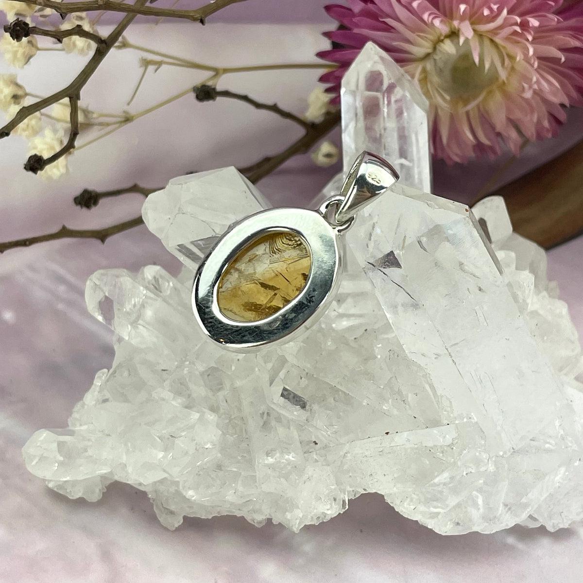 Citrine Cabochon Pendant