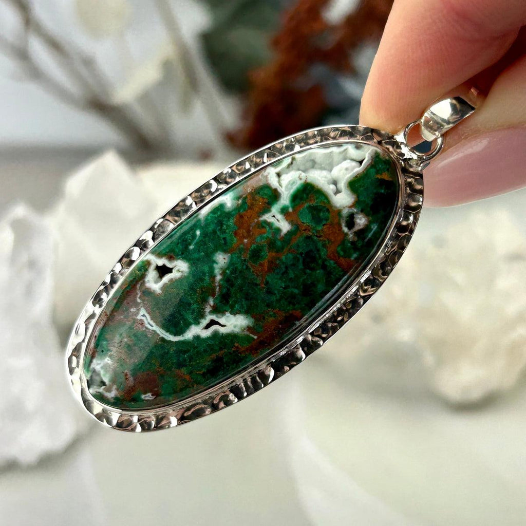 Oval Chrysocolla Pendant