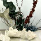Green And Brown Stone Pendant