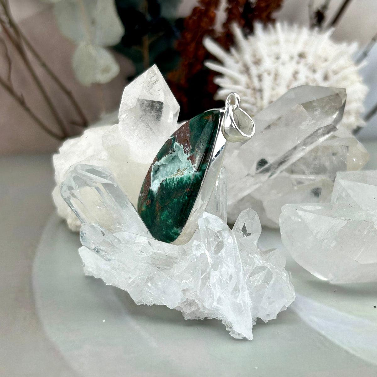 Crystal With Druzy Inclusions