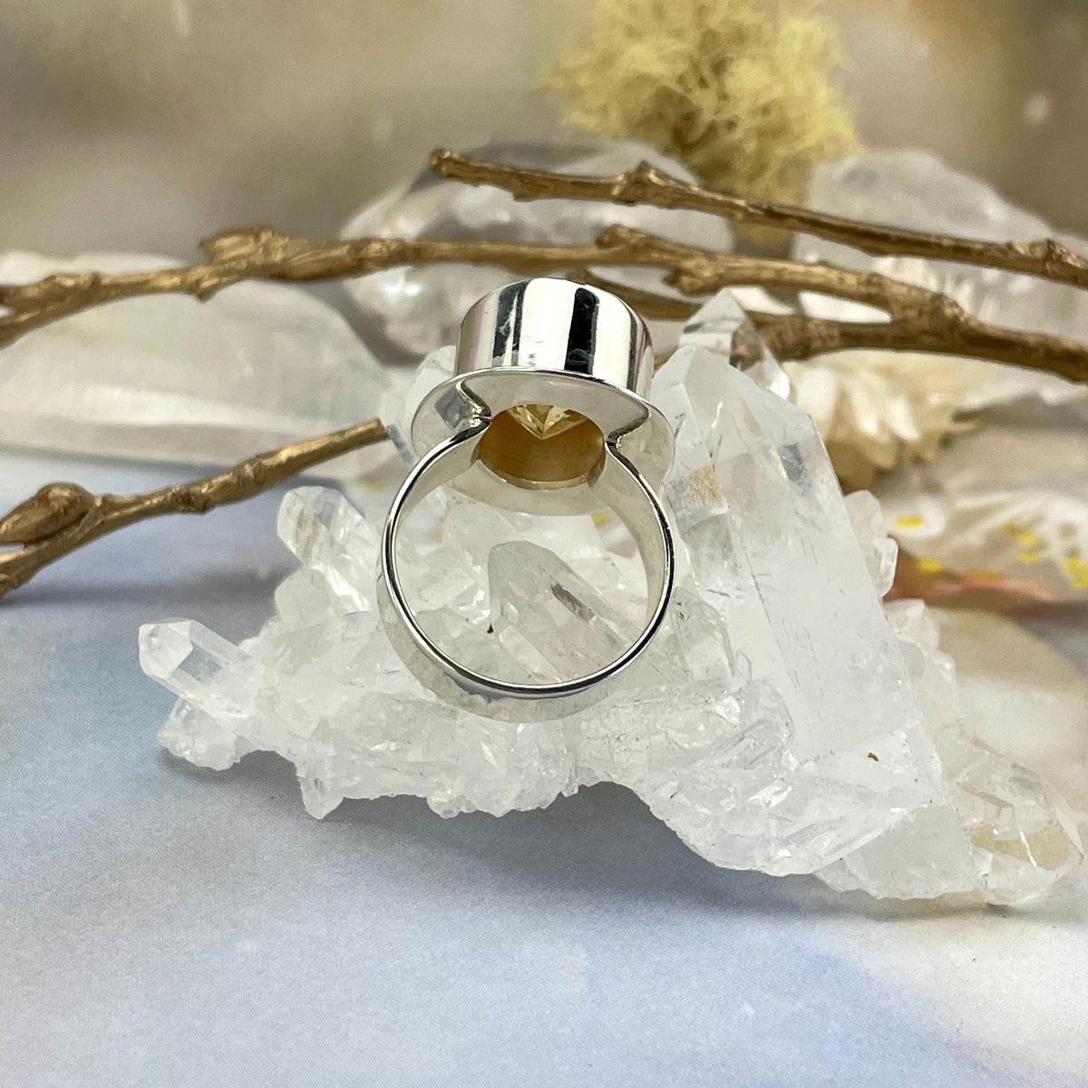 Citrine 925 Silver Ring