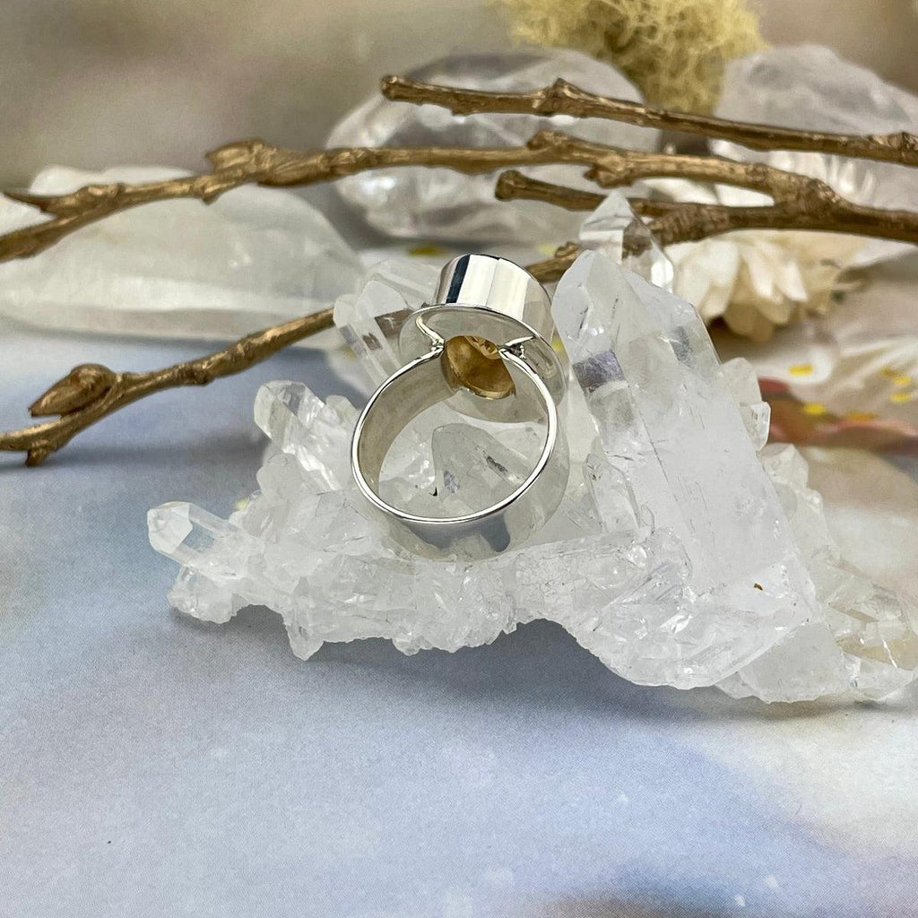 Oval Citrine Ring