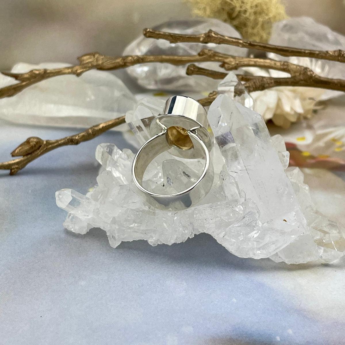 Oval Citrine Ring