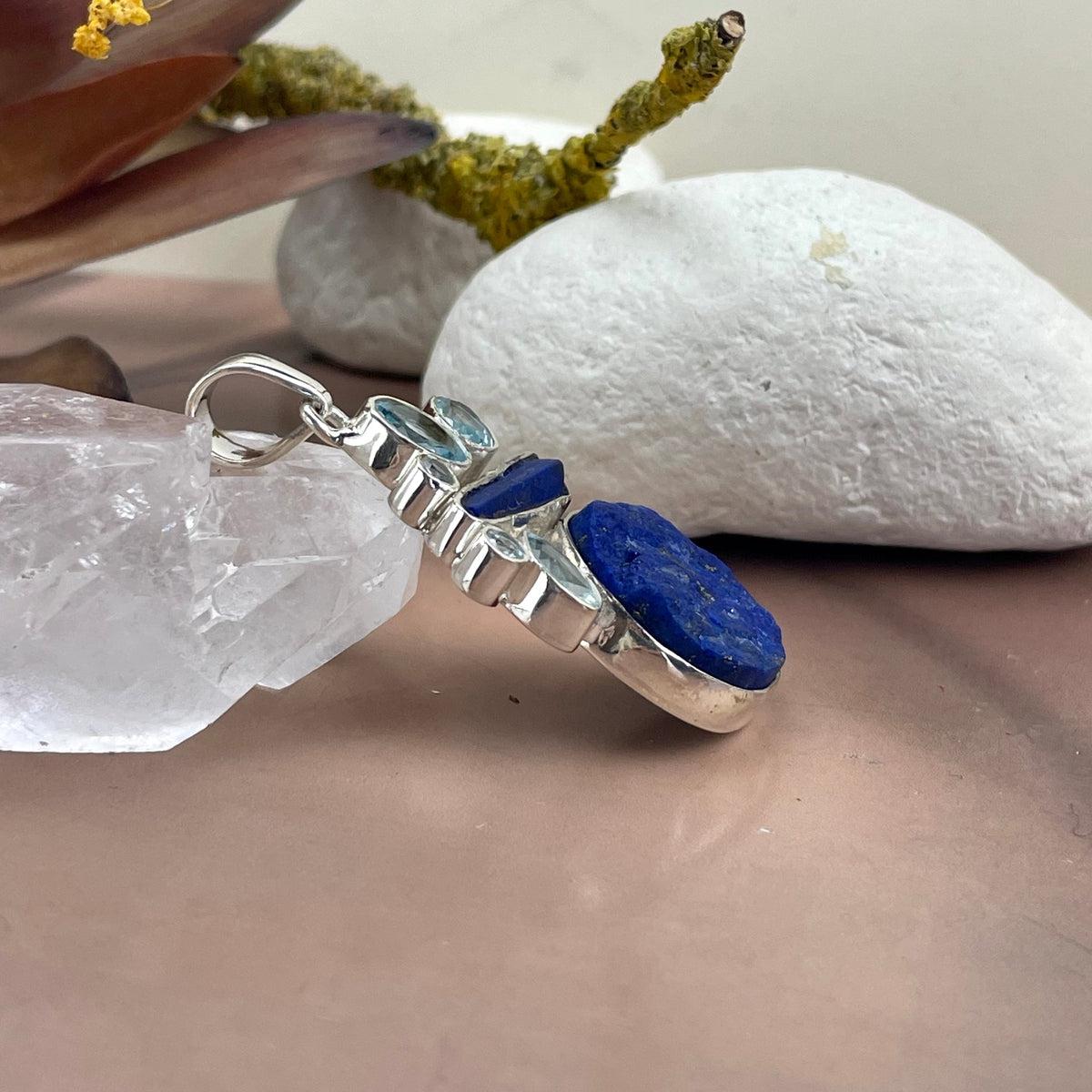 Raw Lapis Lazuli Pendant