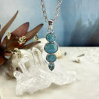 Pale Blue Crystal Pendant