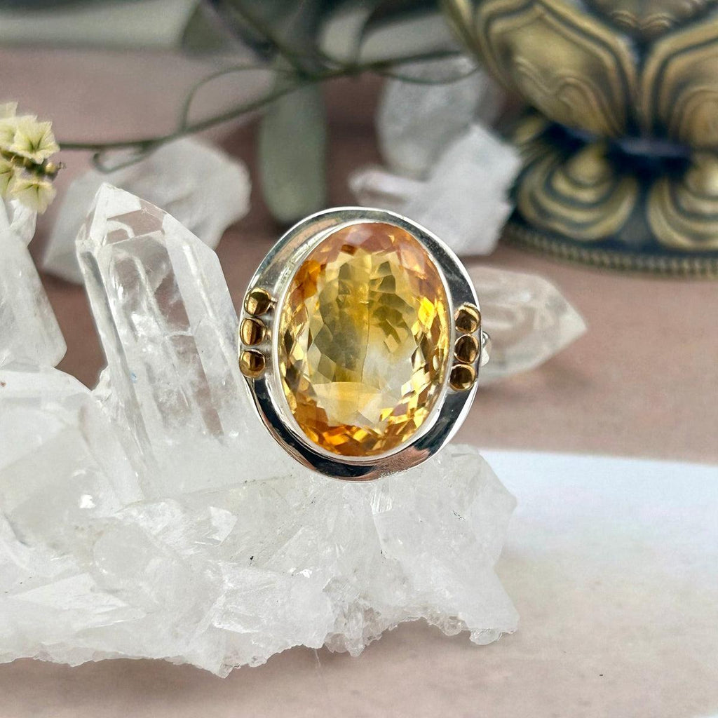 Citrine Cocktail Ring