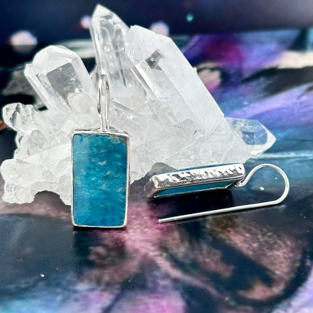 Apatite Bar Earrings