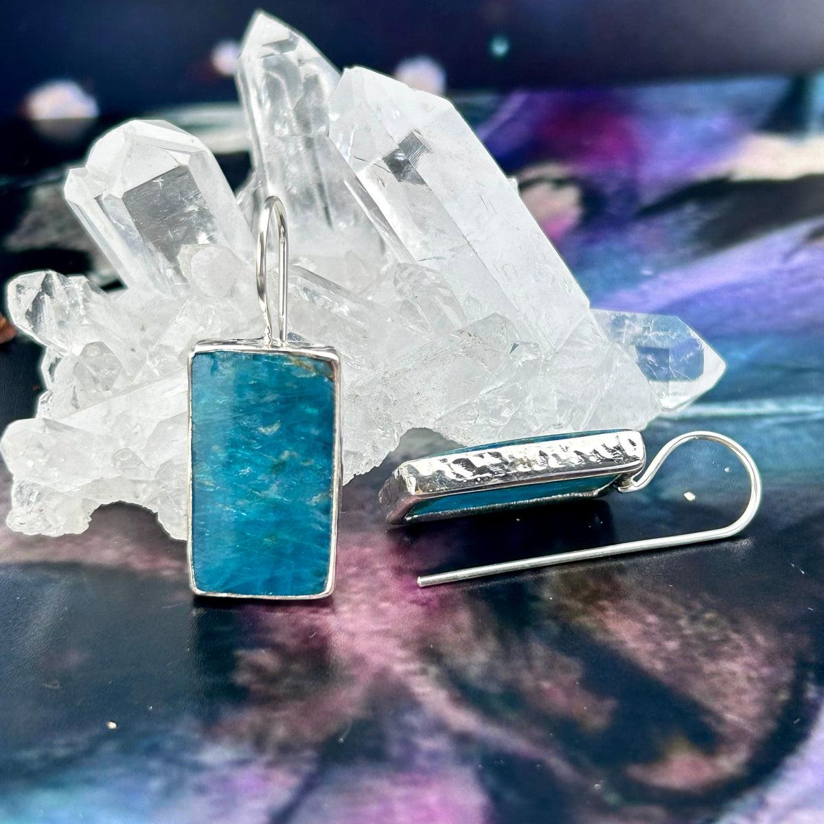 Apatite Bar Earrings