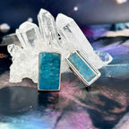 Tempered Silver Apatite Earrings