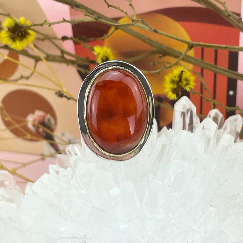 Oval Carnelian Ring