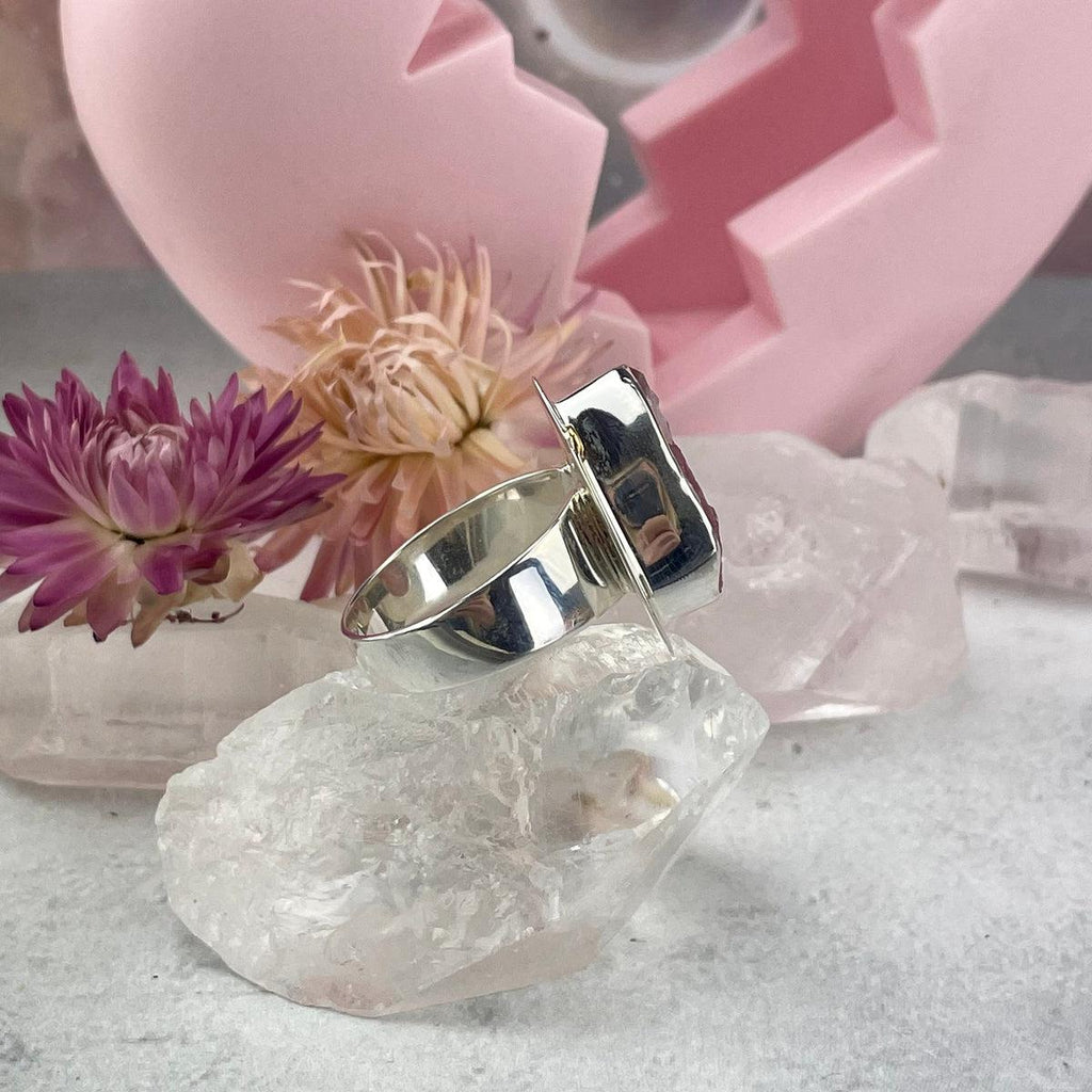 Large Size Morganite Ring
