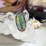 Blue And Green Crystal Ring