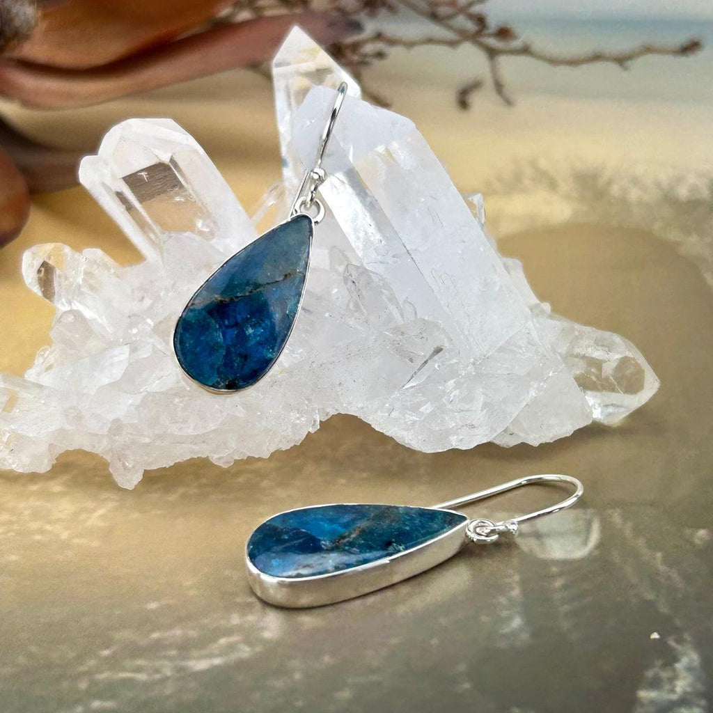 Apatite Dangly Earrings