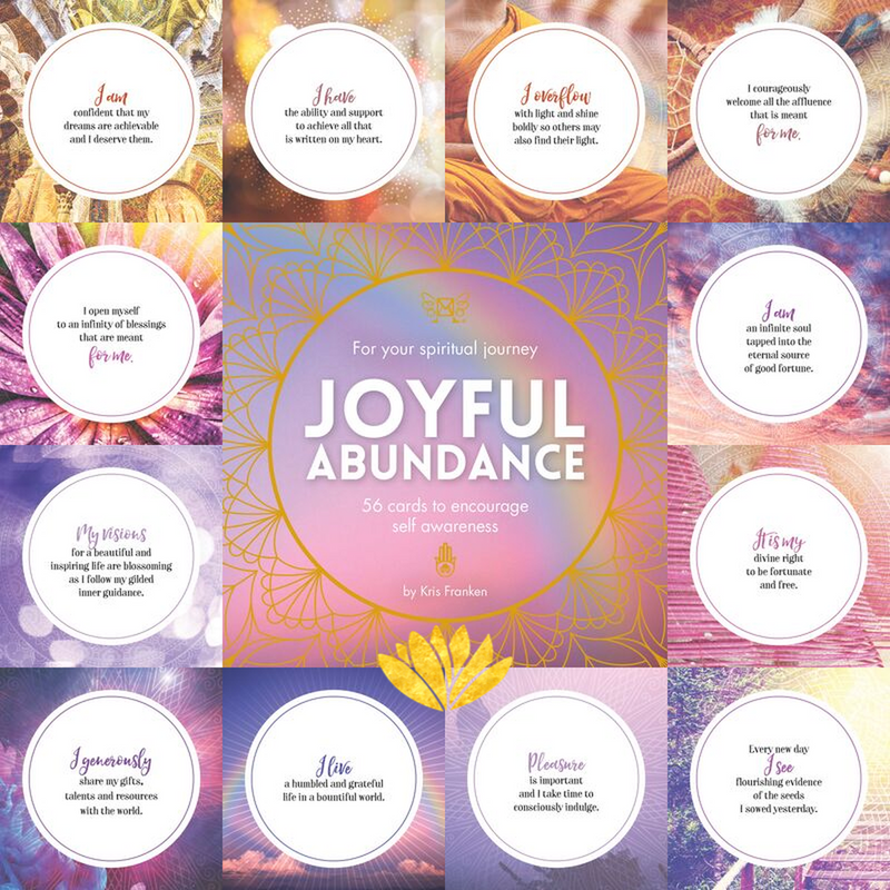 Joyful Abundance Affirmation Cards