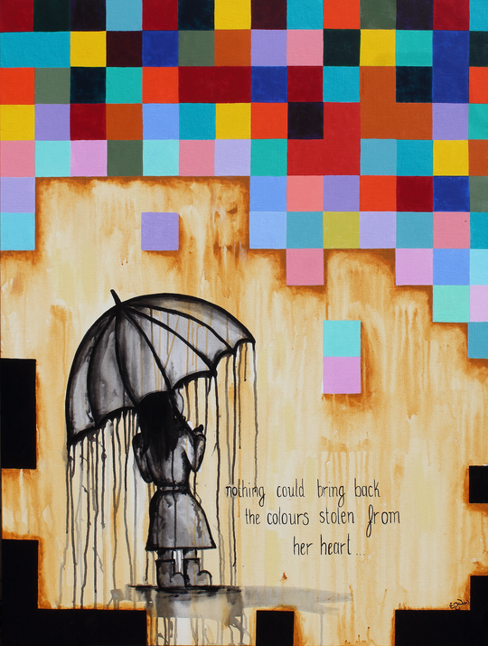 Nothing could bring back the colours stolen from her heart