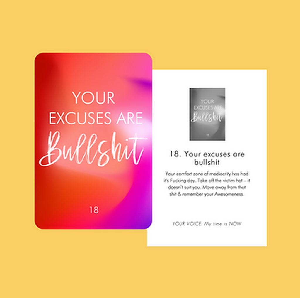 Get Fucking Motivated Oracle Cards