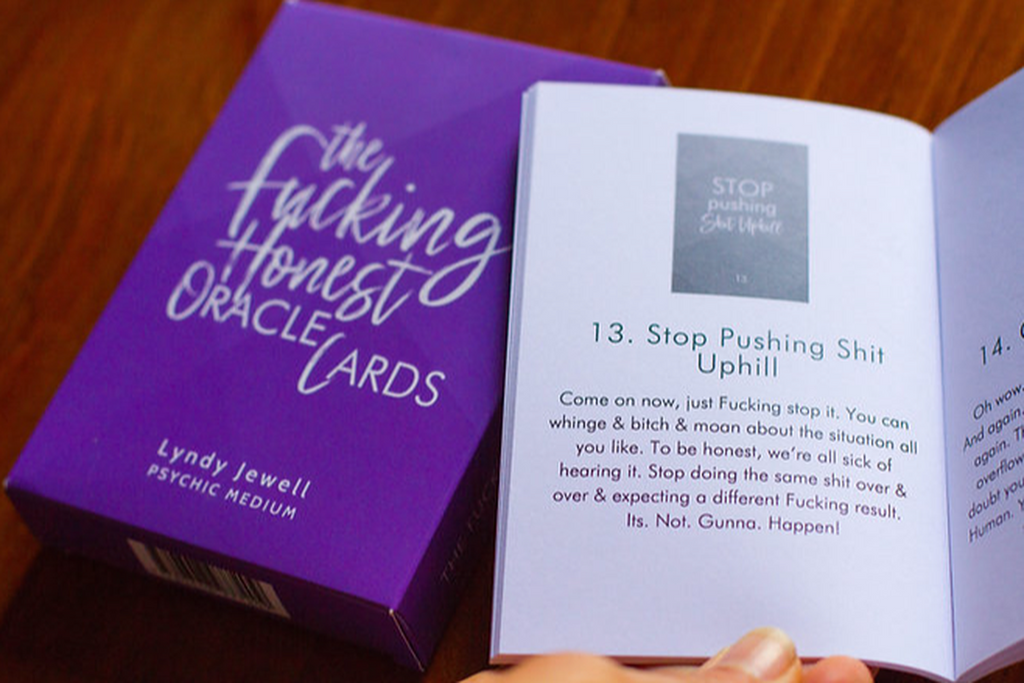 The Fucking Honest Oracle cards