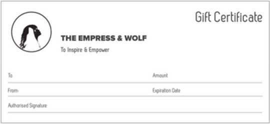 The Empress & Wolf Gift Voucher
