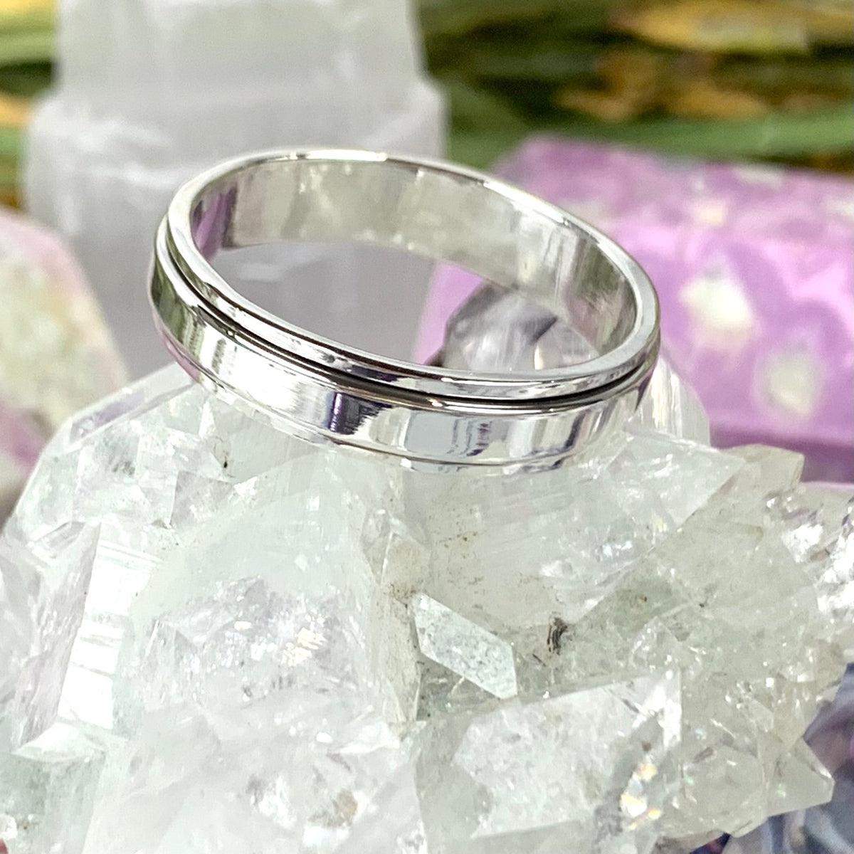 Plain Silver Spinner Band