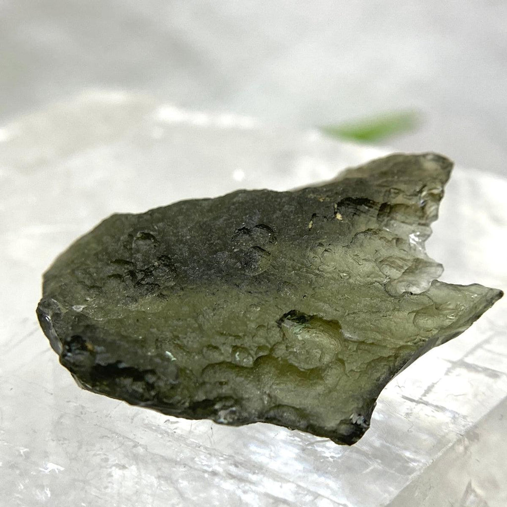 Authentic Moldavite Raw Pieces 3.4 - 4.43g