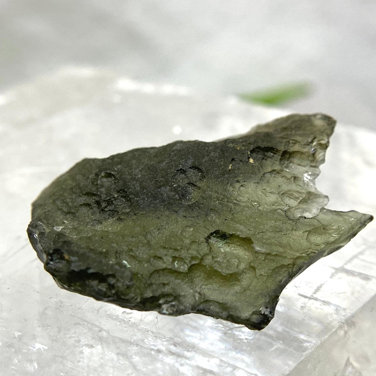 Authentic Moldavite Raw Pieces 3.4 - 4.43g