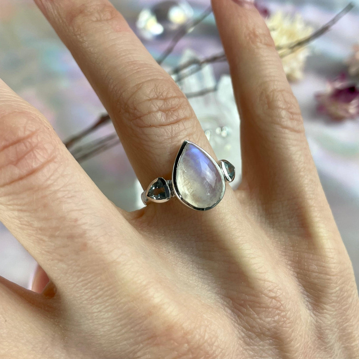 Pastel Colour Gemstone Ring
