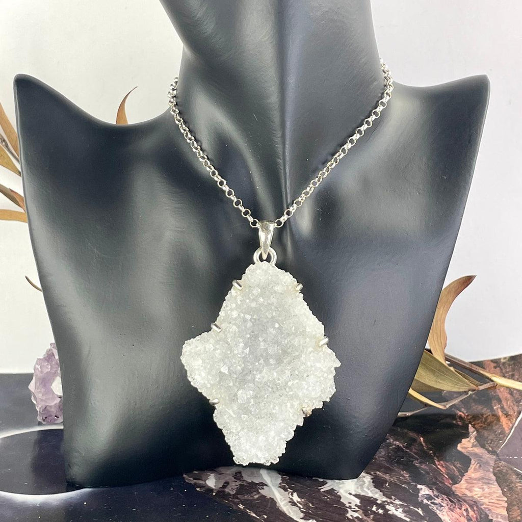 Clear Quartz Cluster Pendant