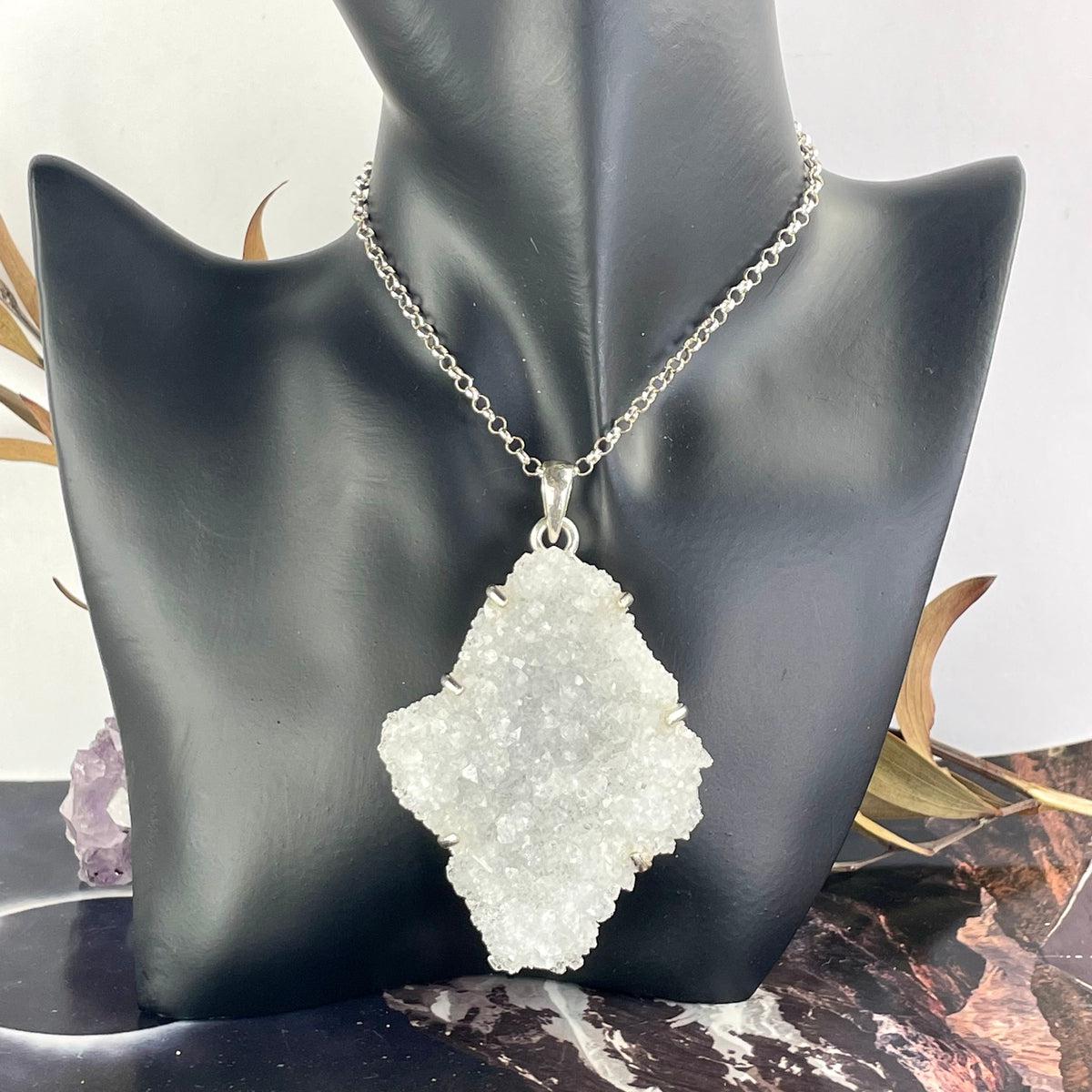 Clear Quartz Cluster Pendant