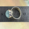 Aquamarine Contemporary Ring