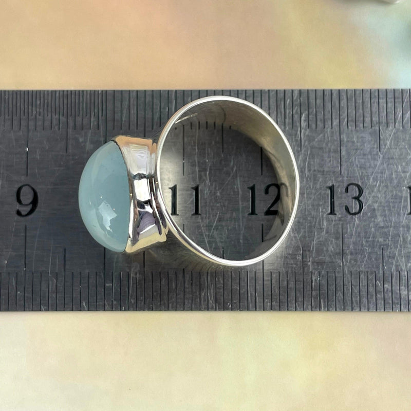Aquamarine Contemporary Ring