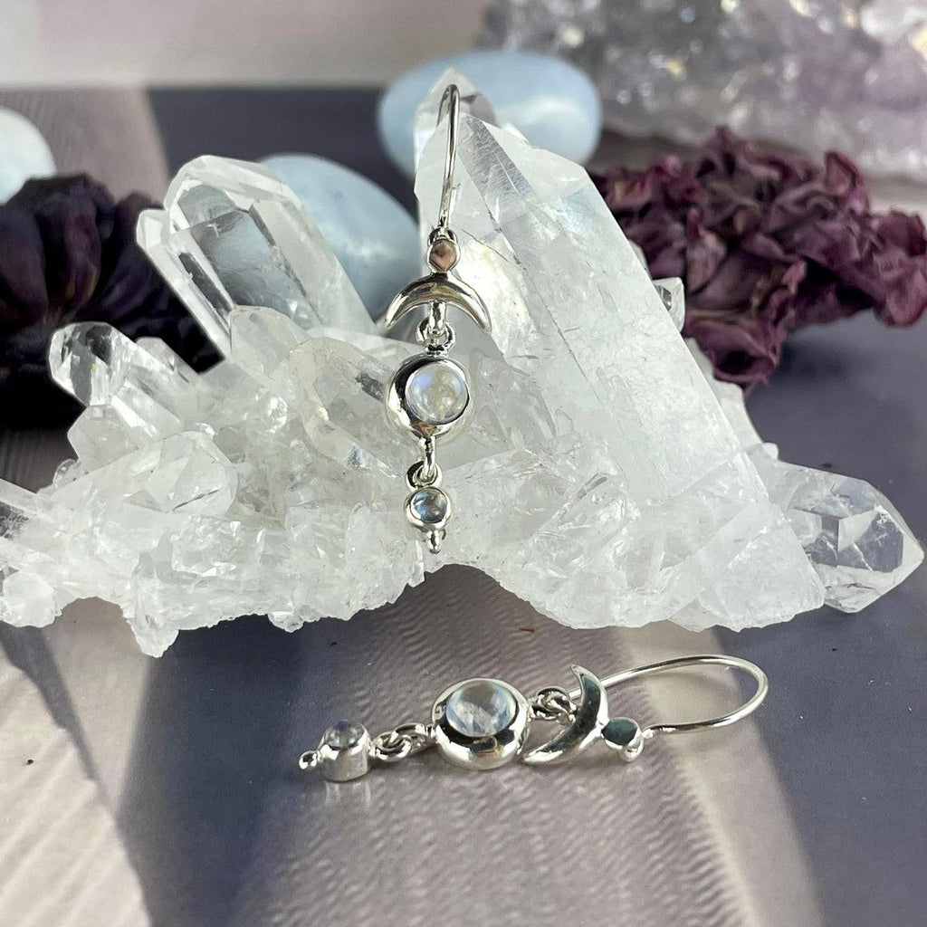 Moonstone Sterling Silver Earrings